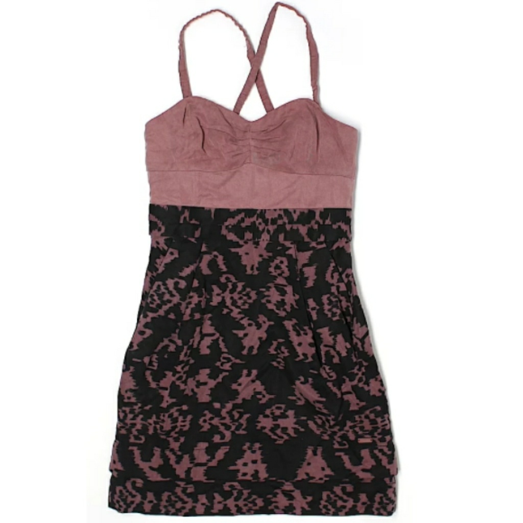 Wilfred Dusty Rose Print Sweetheart Dress